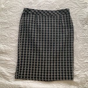Geometric pattern Pencil skirt